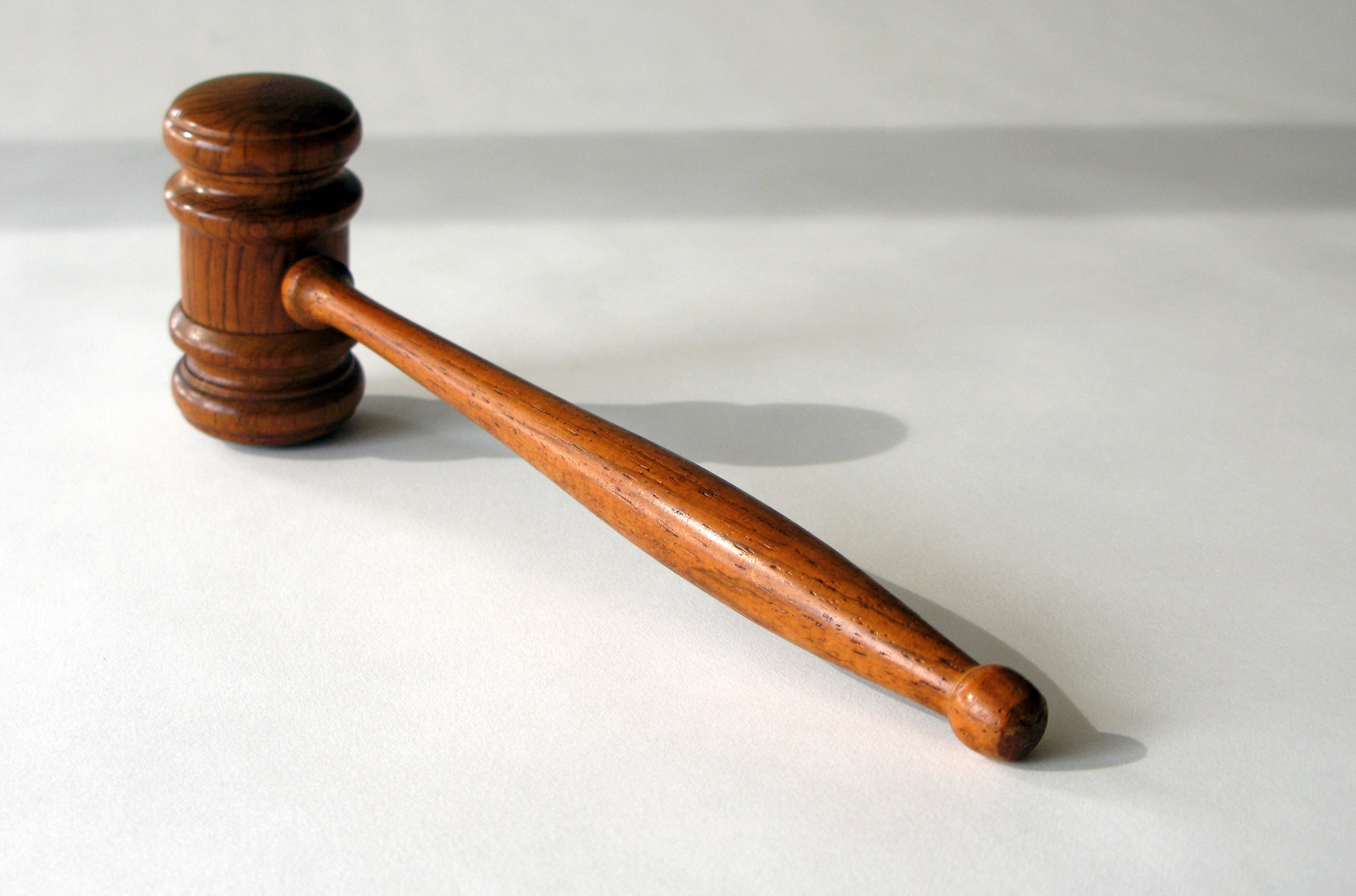 Jury Instructions Gavel for Personal Injury
